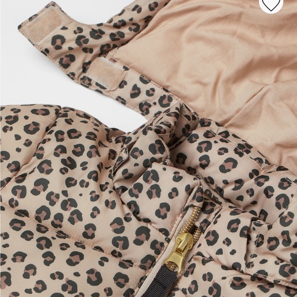 Leopard Print Baby Puffer Coat - Picture 10 of 10